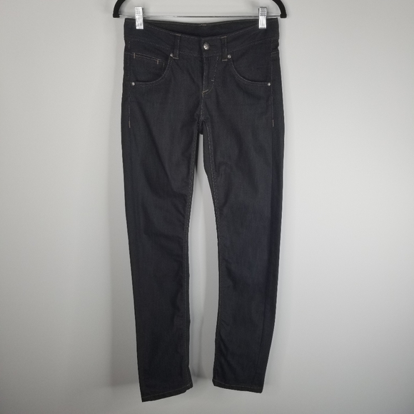 Athleta Frontier Hiking Straight Tall Denim Jeans - Picture 3 of 12